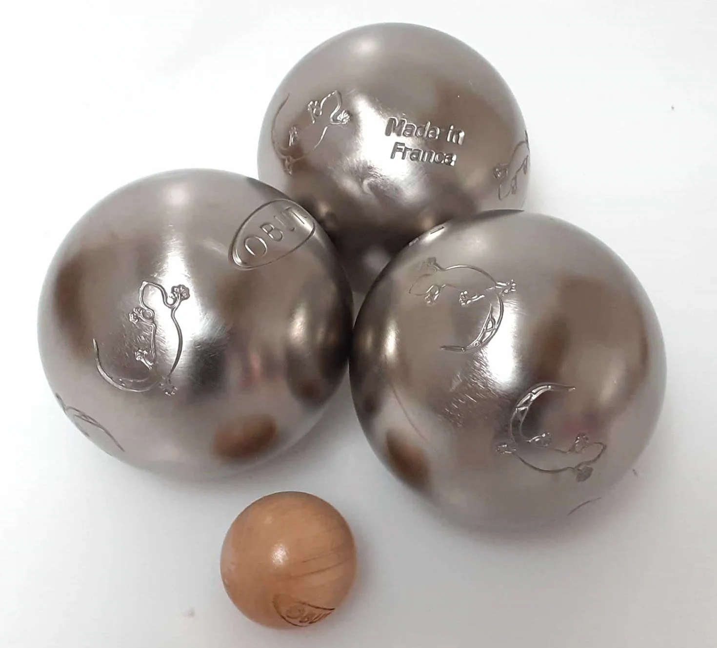 Obut Loisir inox Salamandre jeu de 3 boules