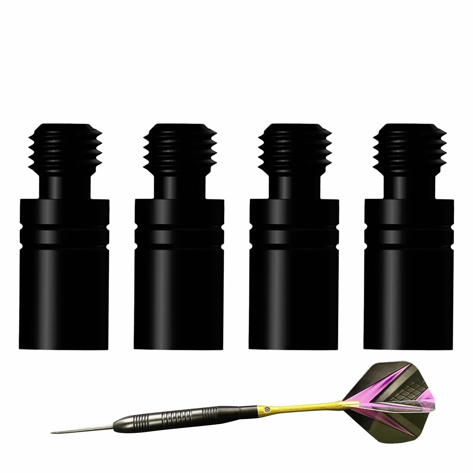 Poids pour Fléchettes | Accentuateur De Poids Filetage 2BA 4 Pièces,Accessoire de Réglage et Matériel d'Entraînement pour Joueurs Pratique Exercice Compétitions Adultes Débutants Loisirs