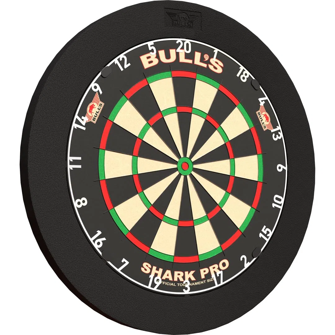 Bull's EP Surround Cible de fléchettes monobloc 60 x 59 x 4,5 cm Ajustement universel, durable et facile à installer, idéal pour les professionnels et les débutants