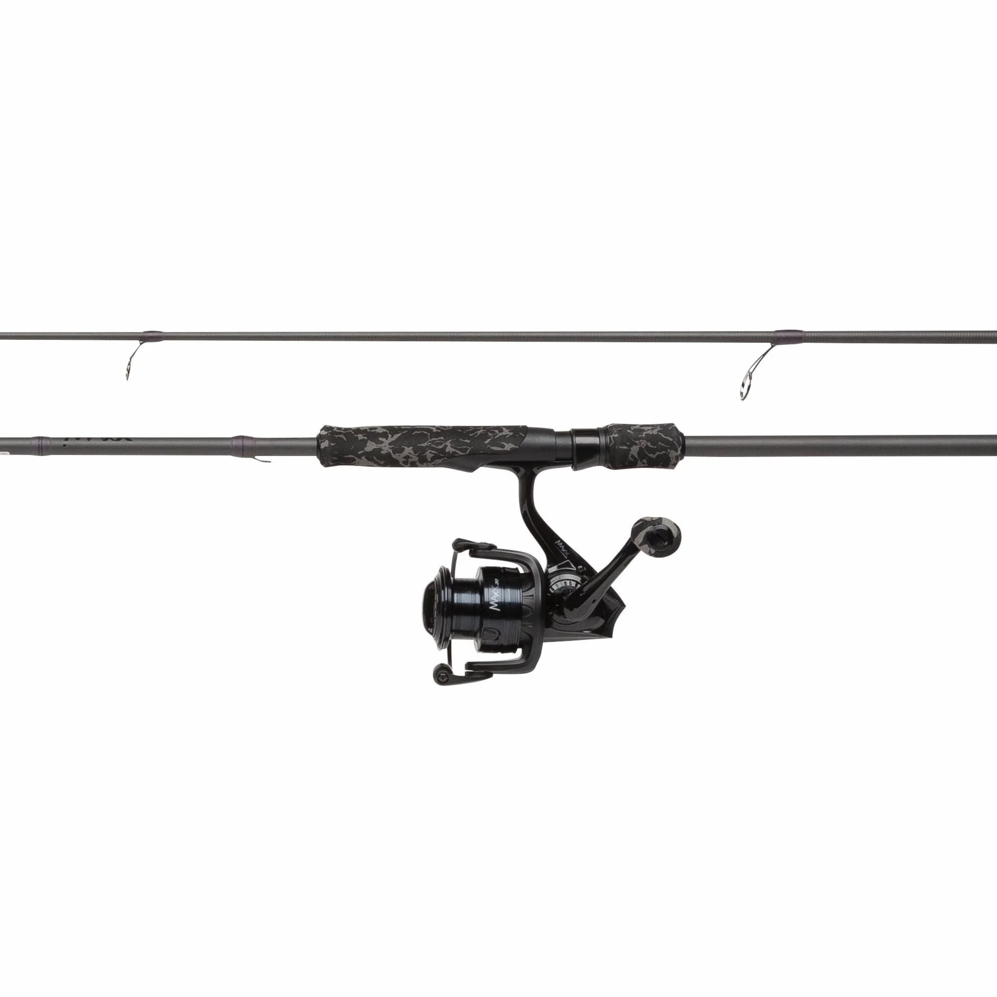 Abu Garcia Max X Black OPS Spinning Combo | Canne à pêche et Moulinet légers pour l'achigan, Le brochet et la Truite en Eau Douce | Durable | Moulinet à Tambour pour Les pêcheurs | Plusieurs Tailles