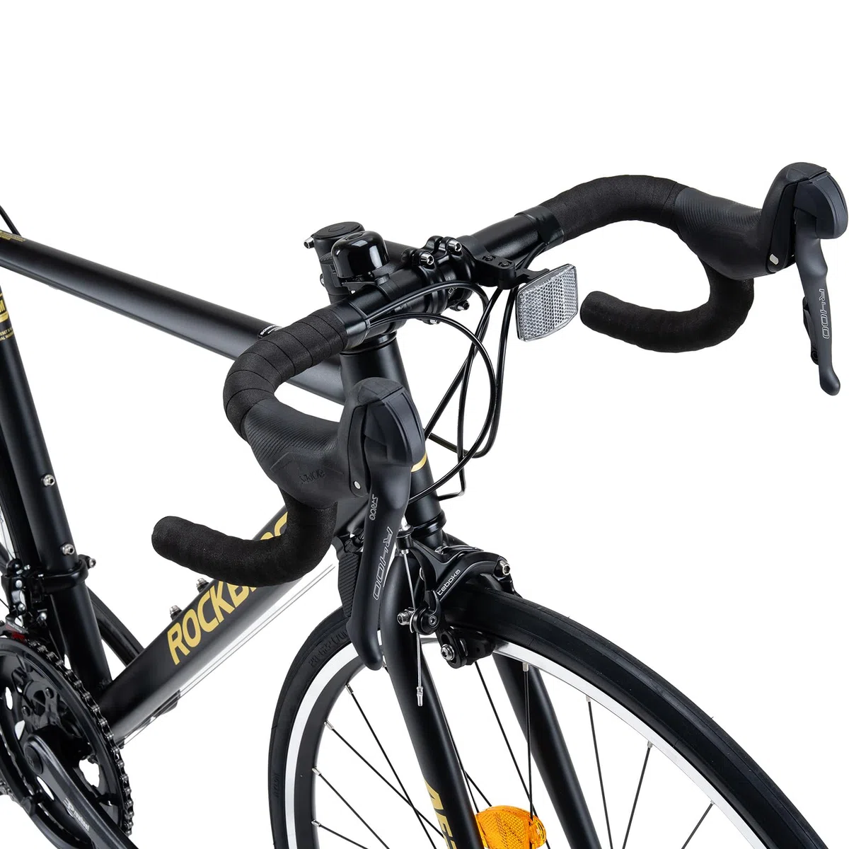 ROCKBROS AERIX Vélo de Route 700C Aluminium 16 Vitesses, Léger 11,36 kg, Guidon Droit, Vélo Fitness Débutant Loisirs Entraînement pour Hommes Femmes, Tailles XS/S/M/L/XL