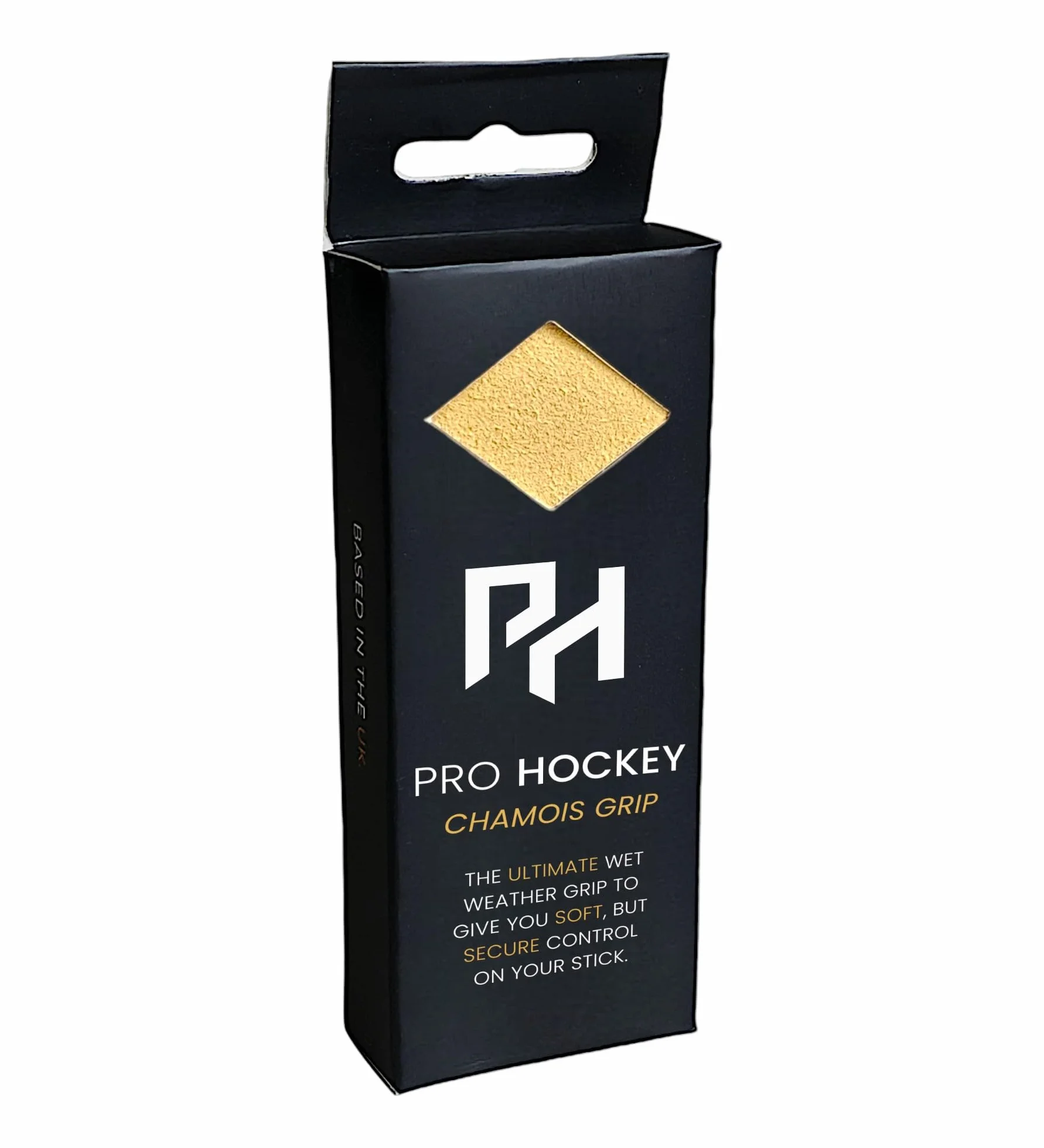ProHockey Grip de hockey sur gazon en chamois – Jaune, ultra doux et extra long 170 cm