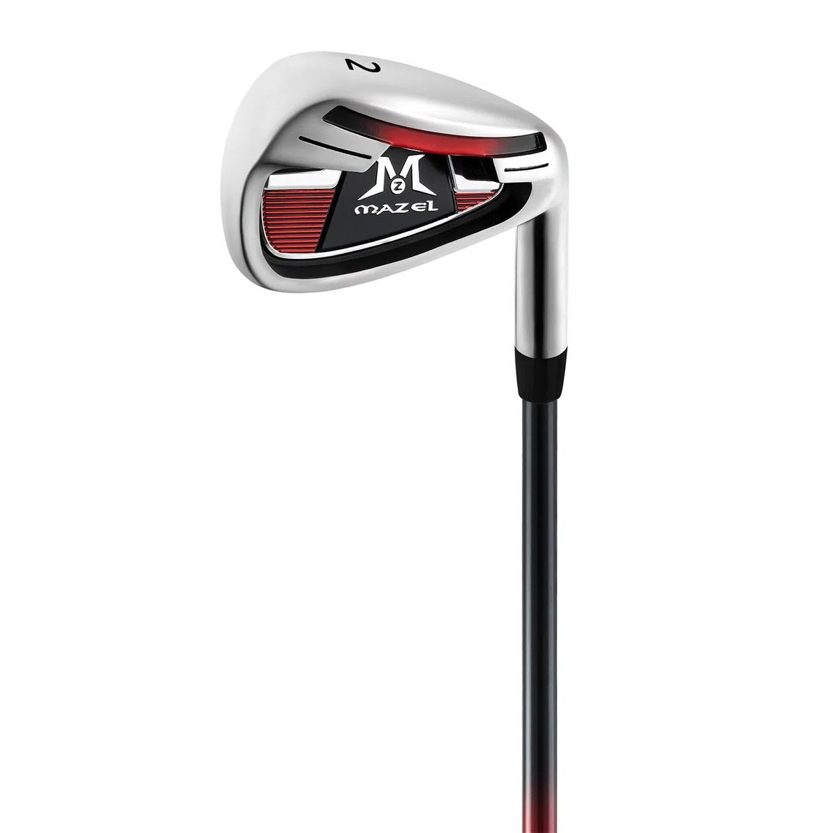 MAZEL WM-X3 Club de golf simple en fer 1, 2, 3, 4, 5, 6, 7, 8, 9, P, S, tige en acier inoxydable de qualité supérieure, face fraisée CNC pour plus de rotation