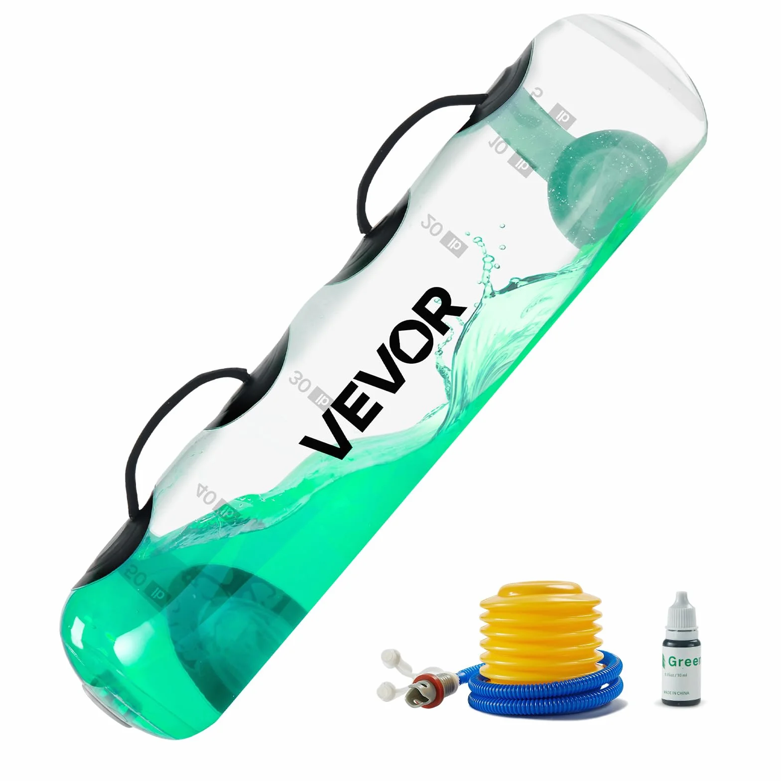 VEVOR Water Weights Aqua Bag Grand sac d'eau pour l'entraînement, équipement d'exercice de stabilité portable réglable et de fitness pour tout le corps, pour entraînement de force et d'équilibre