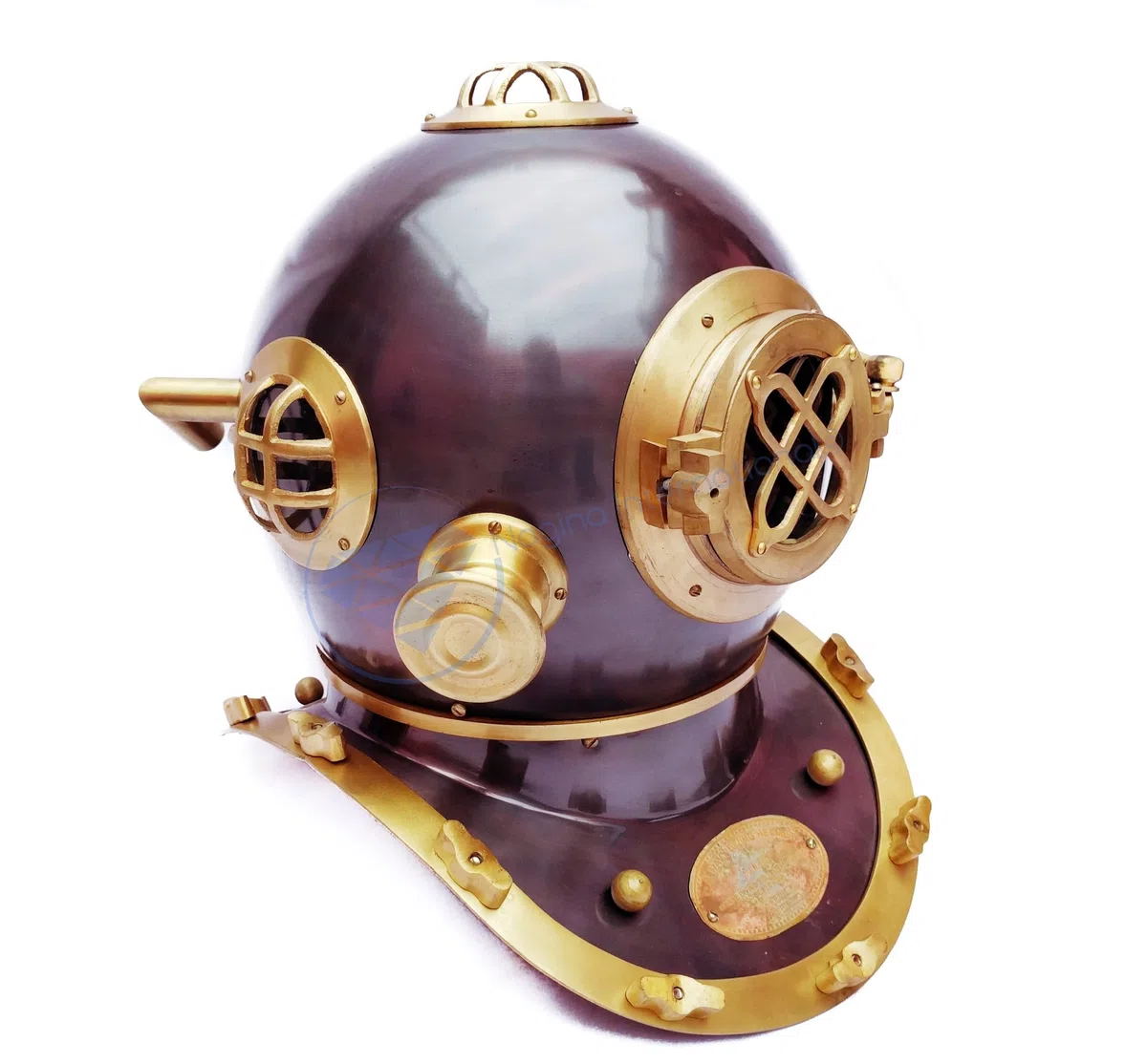 Casque de plongée pour Plongeur, Marine, Marine, Marine, 18 ", Finition cuivre Antique | Cadeau de la Marine | Nagina International
