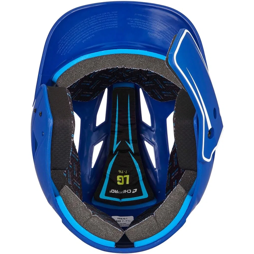 CHAMPRO Legend Plus HX Casque de batteur pour homme, bleu roi, blanc, taille M US