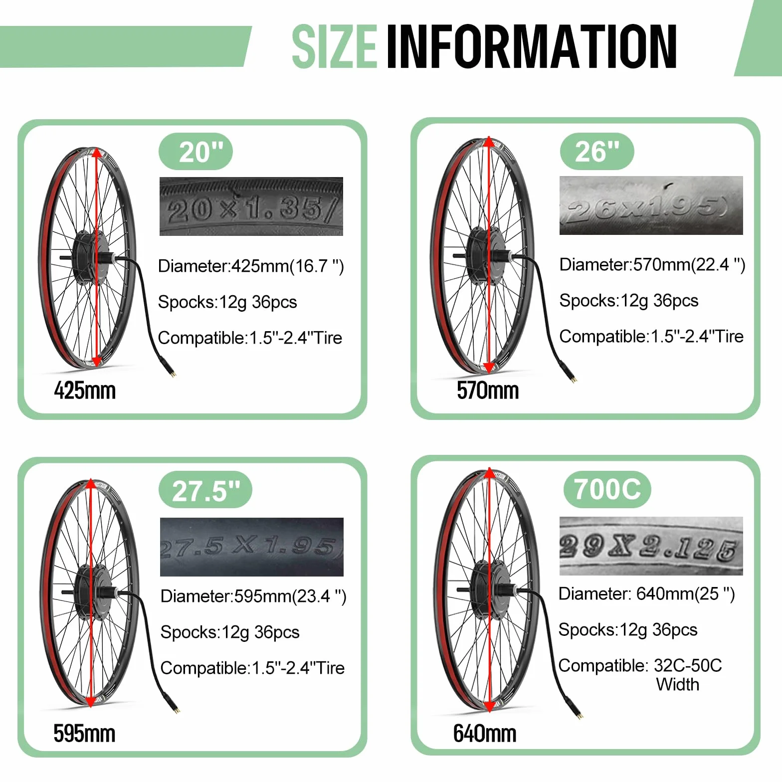 BAFANG G020 G0900 Ebike Kit Moteur Roue Arriere 48V avec Batterie Optionnelle et Écran LCD pour Vélo 26'' 27,5'' 28'' 700C, Hub Rear Moteur Kit - Version Cassette Frein à Disque avec Old 135-142 MM