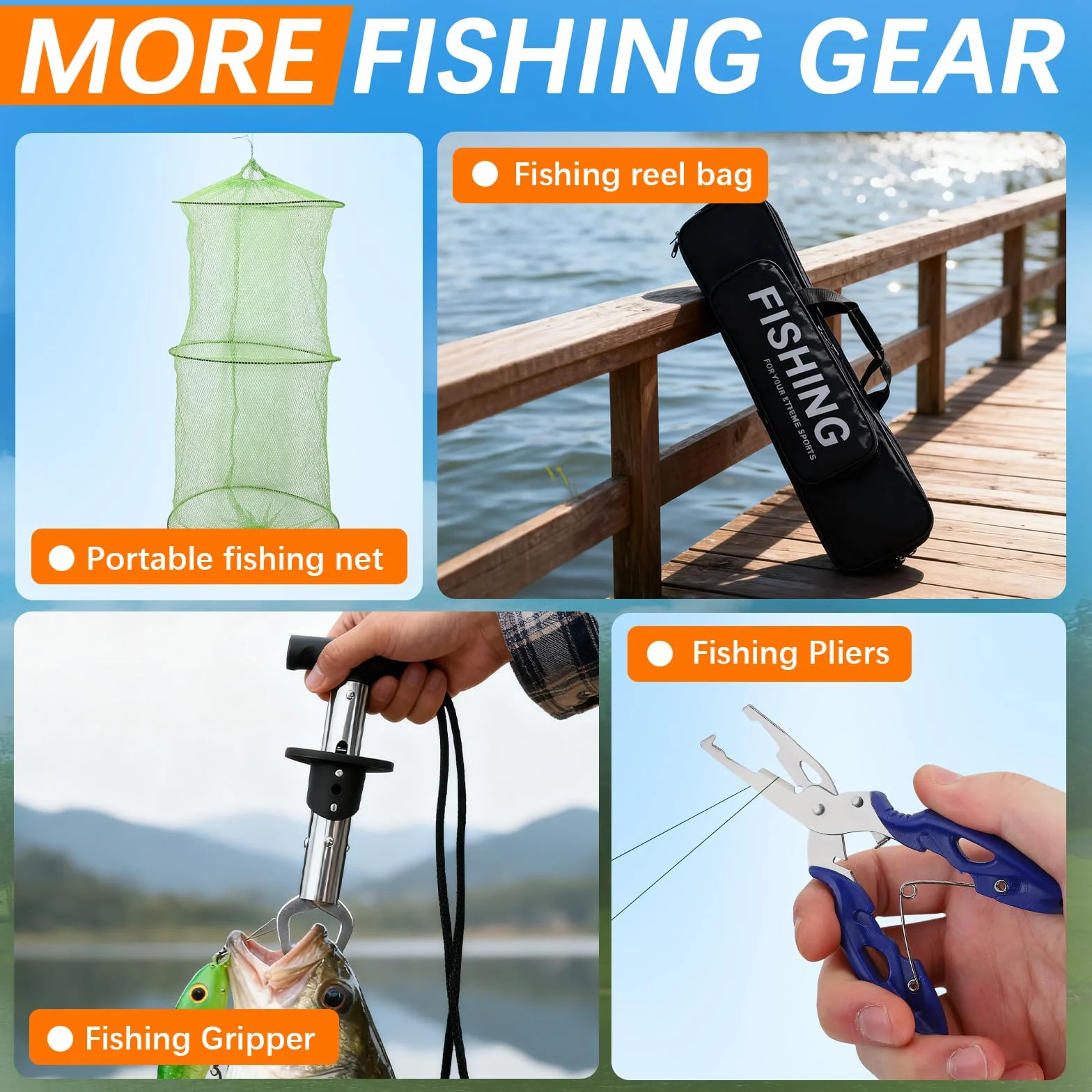 Canne à Pêche Télescopique pour Enfants, Kit Complet avec 2 Tailles (1.8m & 2.1m), Moulinet et Appâts, Matériel de Débutant Adapté dès 3 Ans, Garçons & Filles (Canapeche Canni)