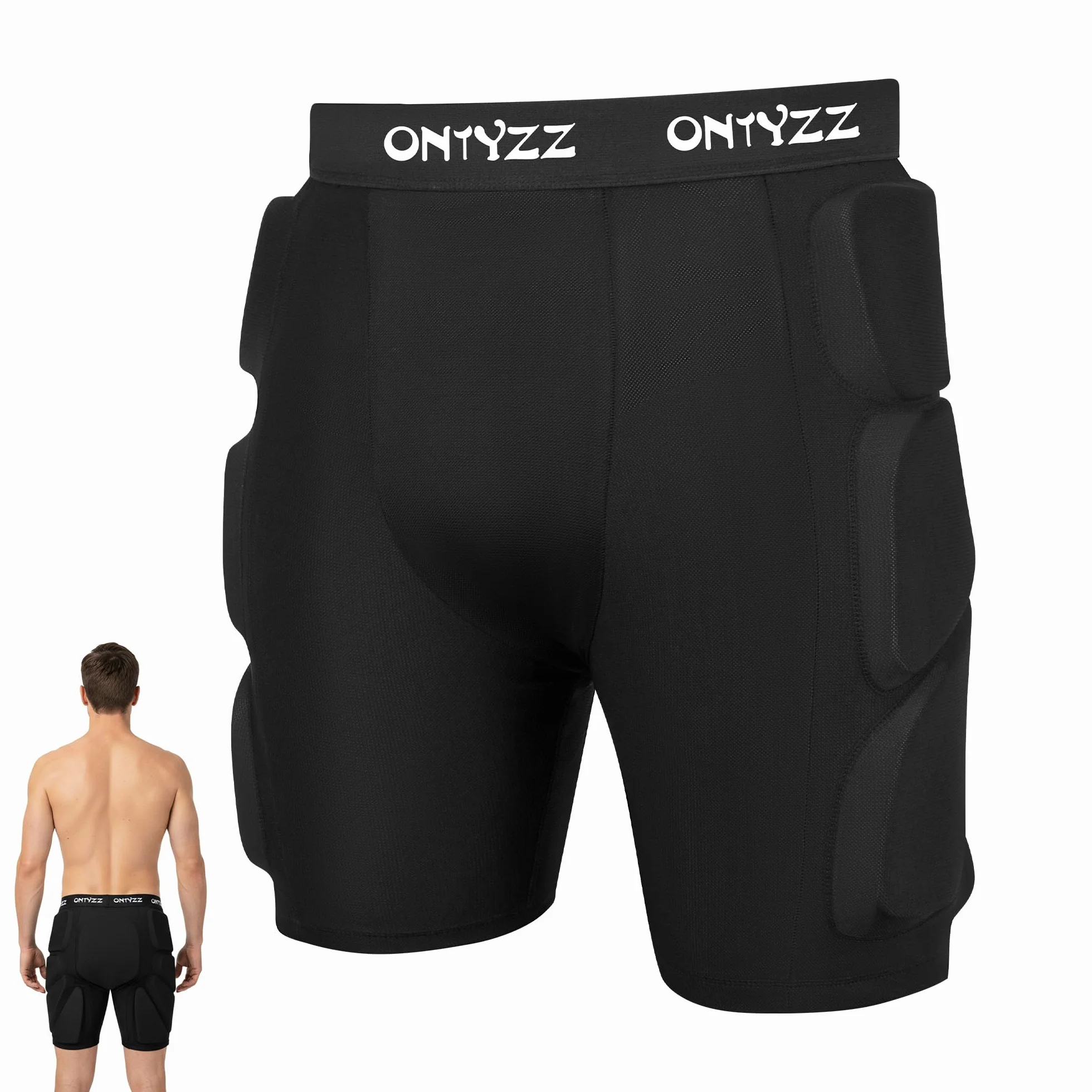 Pantalon Protection 3D pour Skateboard Ski Snowboard Hanches Fesses Coccyx Rembourré