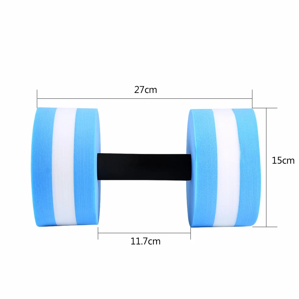 Lot de 2 haltères d'aquagym en mousse EVA pour l'aqua-fitness et l'hydrothérapie