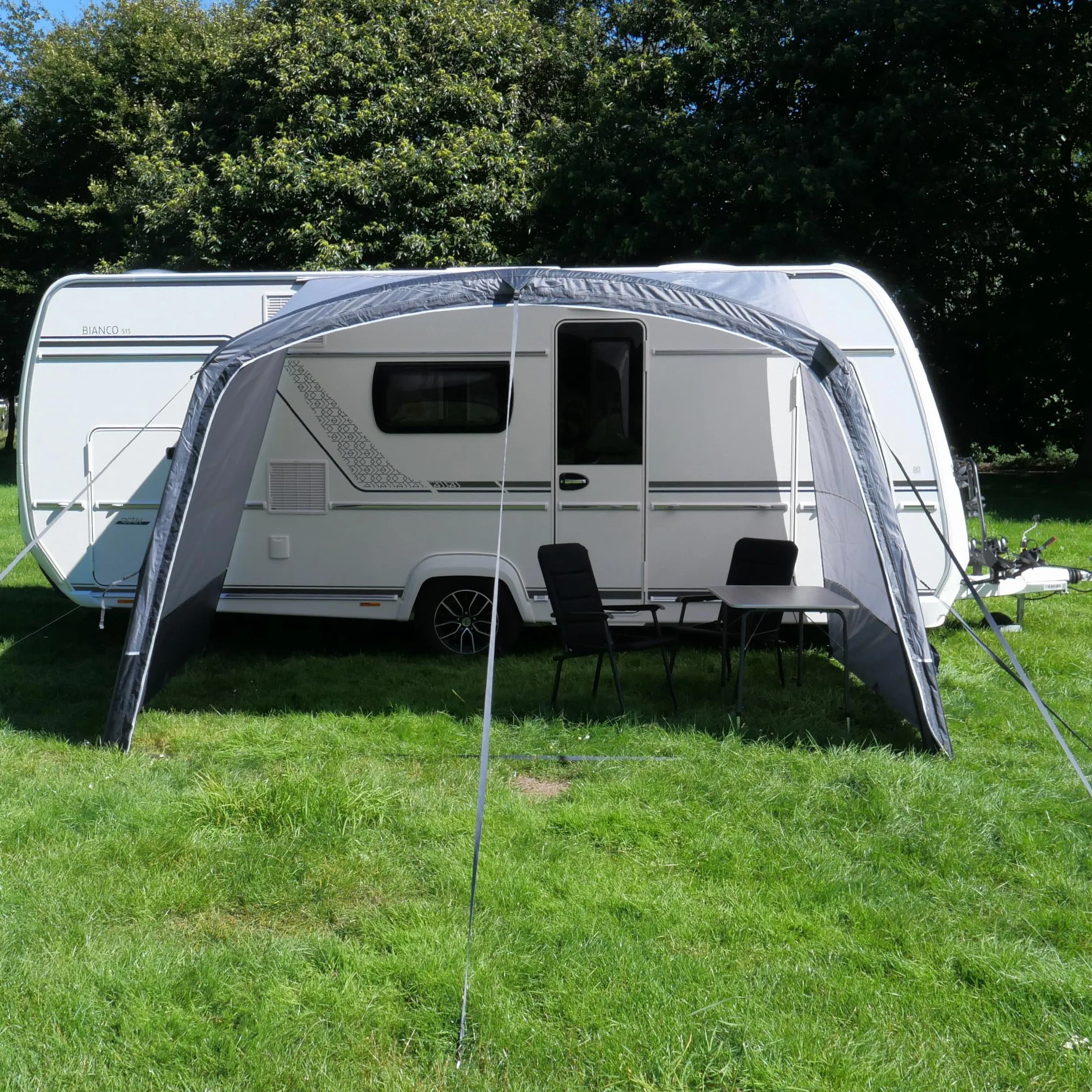 your GEAR Otranto Air – Auvent gonflable 380 x 250 cm, colonne d'eau 5000 mm, idéal pour caravanes et camping-cars, protection solaire your GEAR Otranto Air – Auvent gonflable 380 x 250 cm, colonne