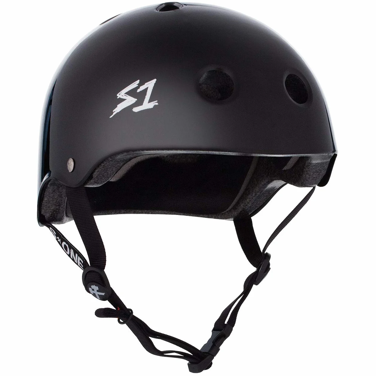 S1 Lifer Casque Noir brillant