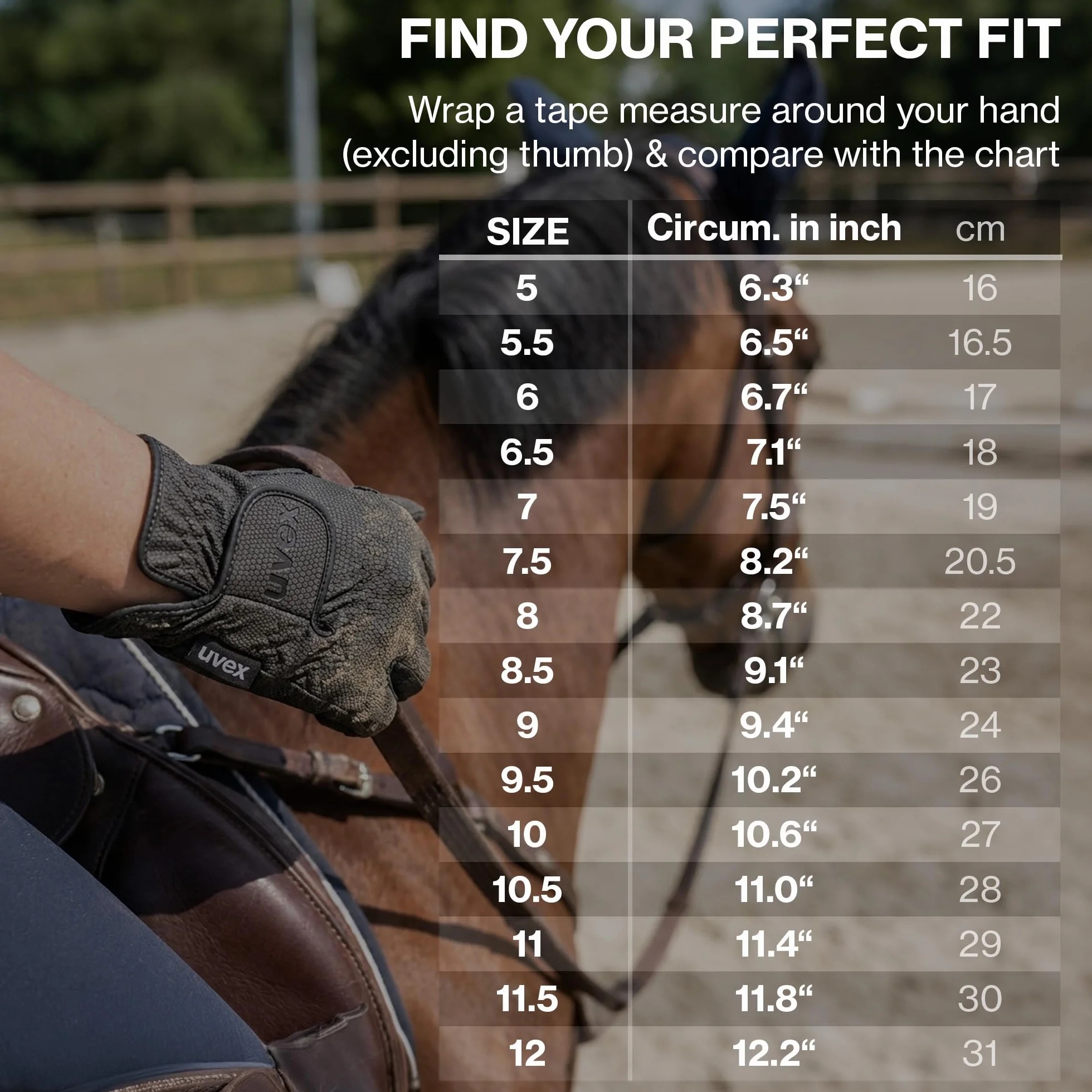 Uvex Sportstyle - Gants d’équitation Élastiques pour Hommes et Femmes - Excellente Adhérence et Durable - Compatible avec Un Écran Tactile