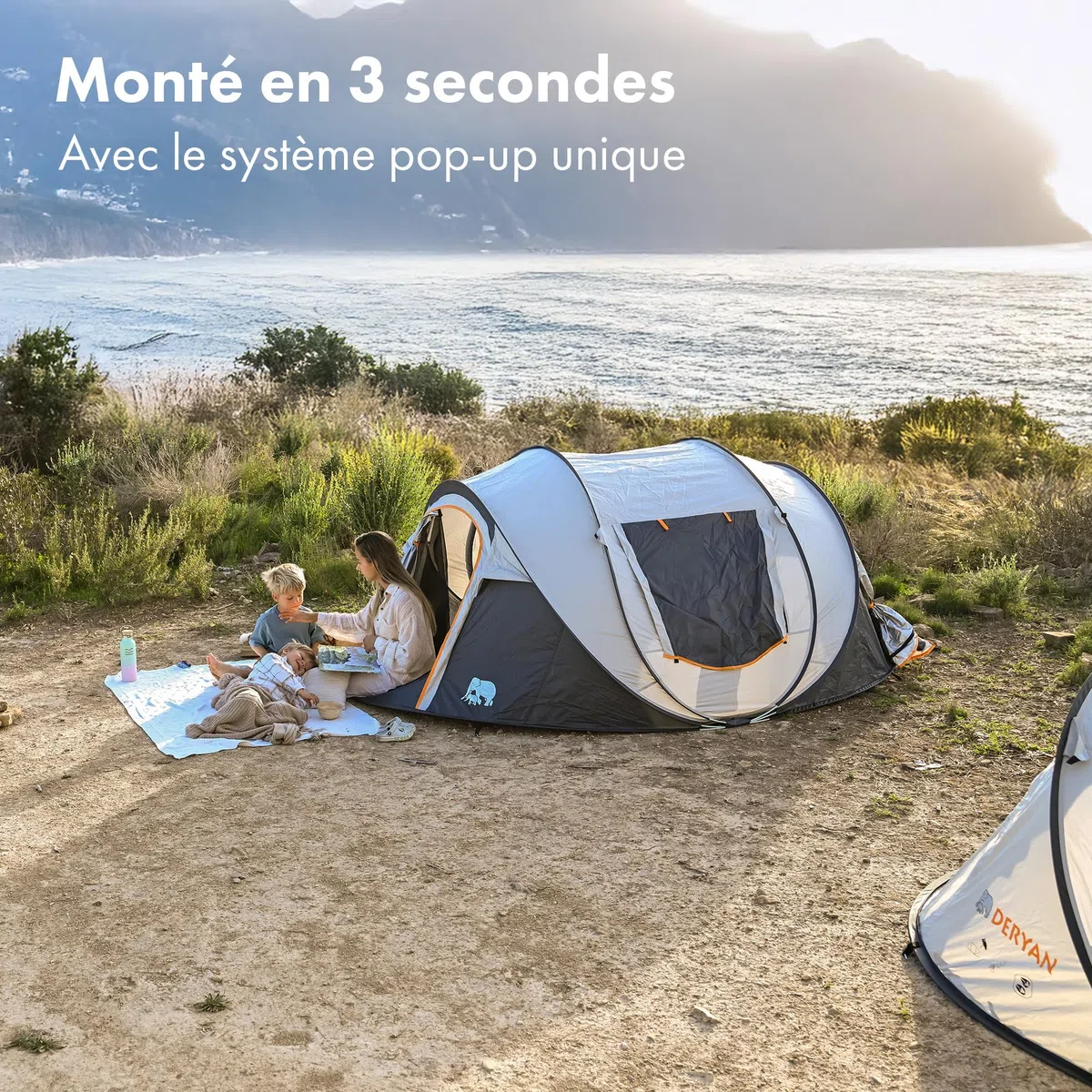Deryan Tente Pop-up pour 4 Personnes