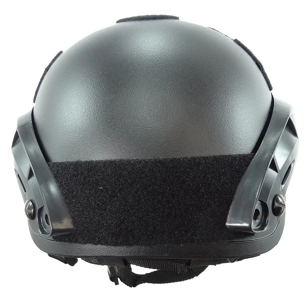 ATAIRSOFT Mich 2001 Style Casque de Protection de Combat avec Côté Rail & NVG Montage pour Airsoft Tactique Paintball Militaire Armée Chasse Noir