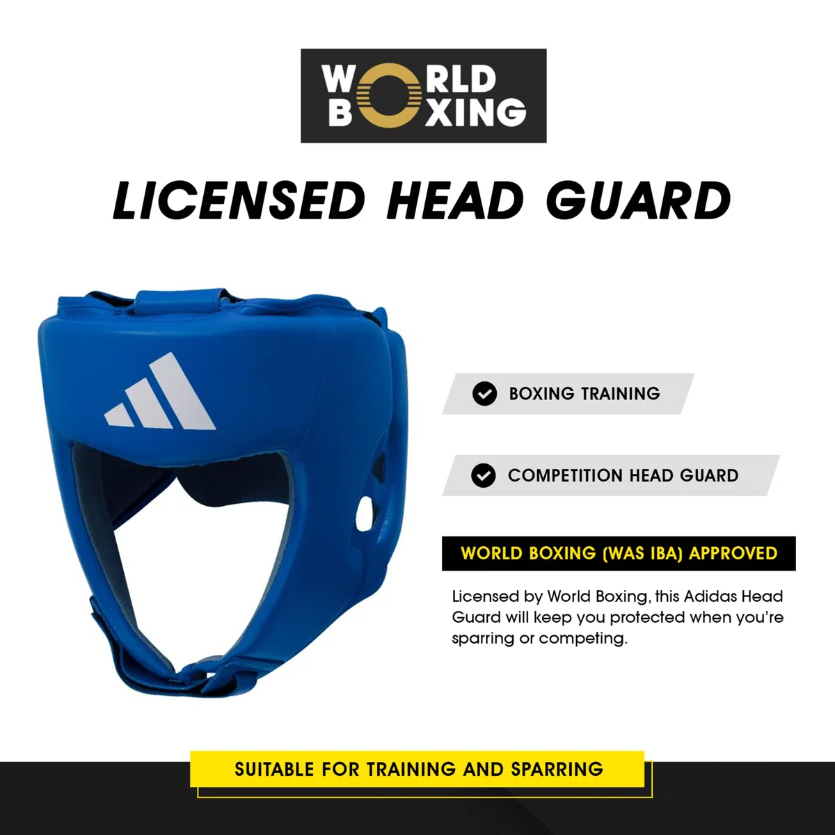adidas aiba- Boxing Heard Guards Tête Protège