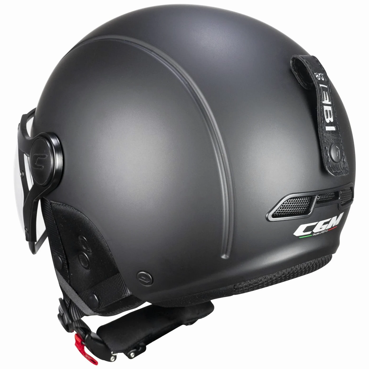CGM EBI Casque de Ski Unisexe pour Adulte, Noir Mat, M (57-58cm)