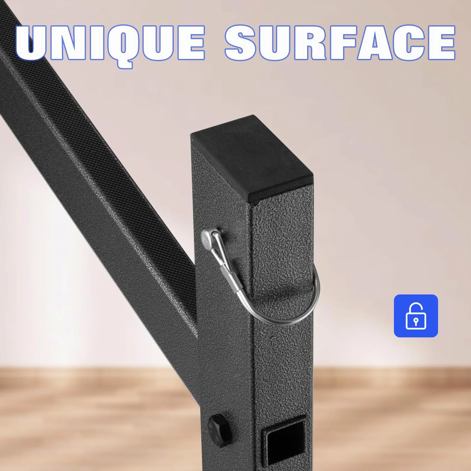 Heavy Duty Freestanding Kayak Rack s'en tient 3 planches, stockage extérieur résistant aux intempéries pour SUP Canoe Paddleboard, tampons en feutre de protection, cadre en acier industriel, support f