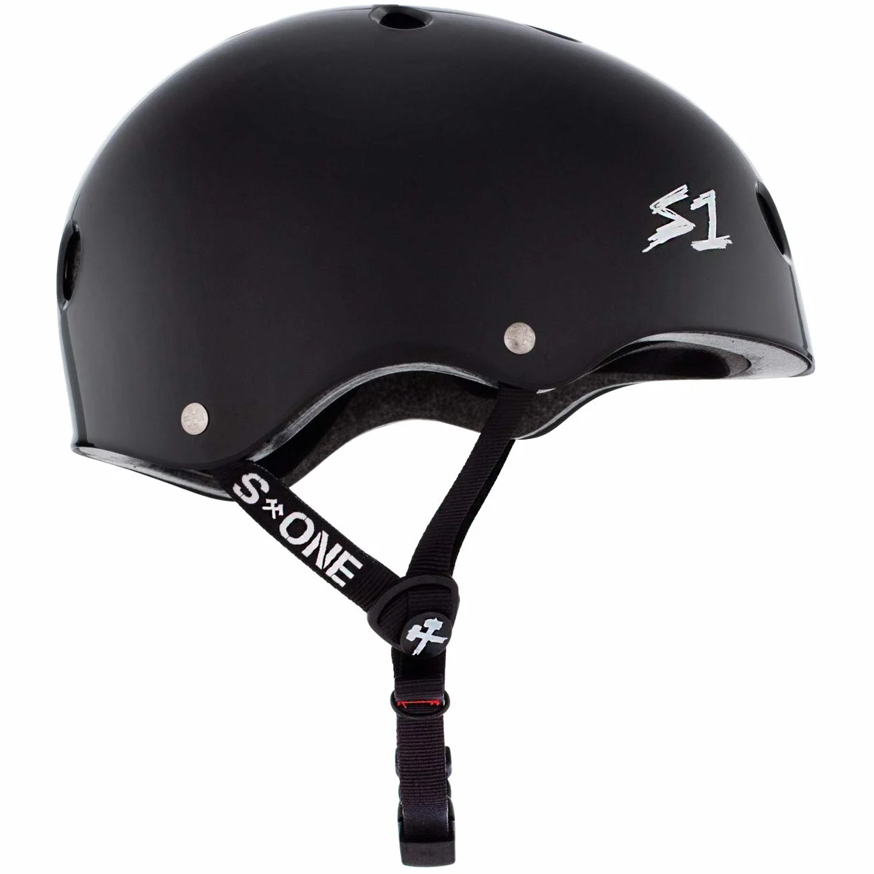 S1 Lifer Casque Noir brillant