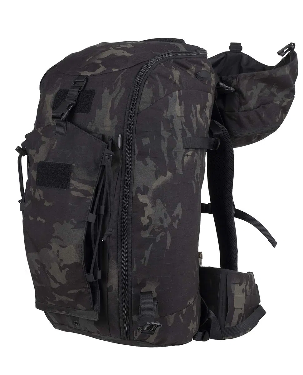 Tasmanian Tiger TT Modular Pack 45+ Sac à Dos Militaire Tactique Modulaire de Randonée avec Un Volume de 50 litres pour Le Trekking Camping Voyage 50L verrouillables