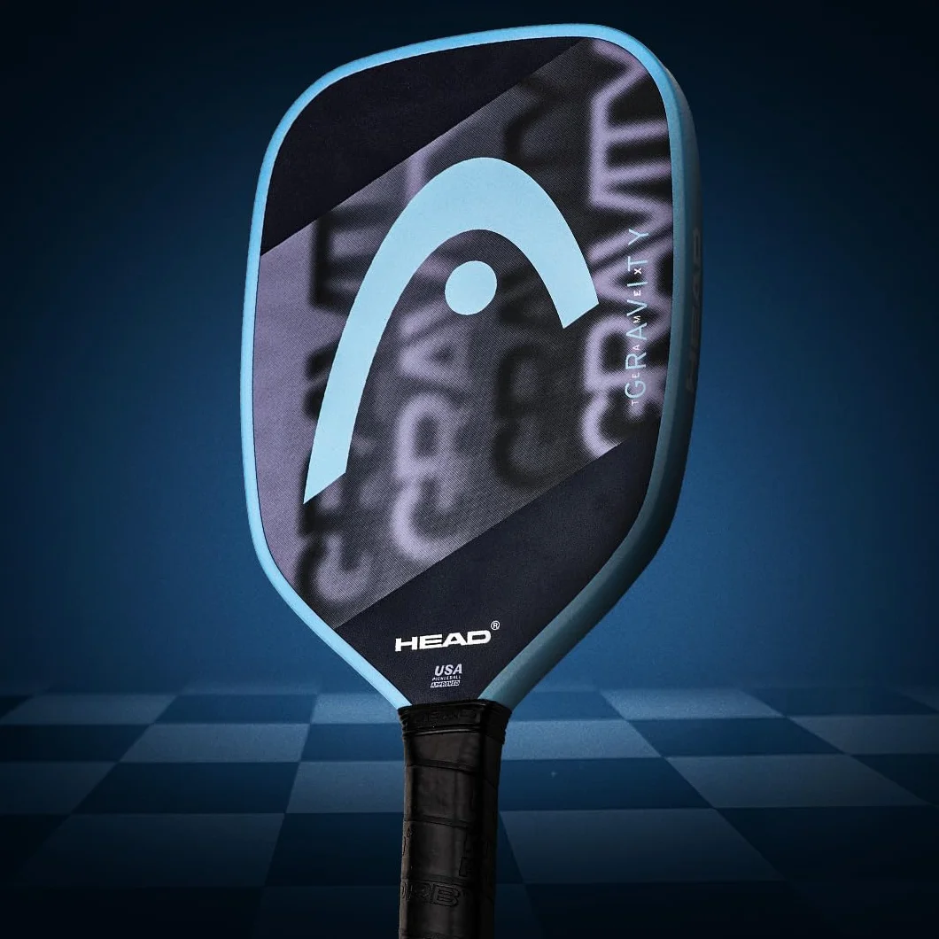 Gravity Team Ex Raquette de Pickleball, Noir/Gris