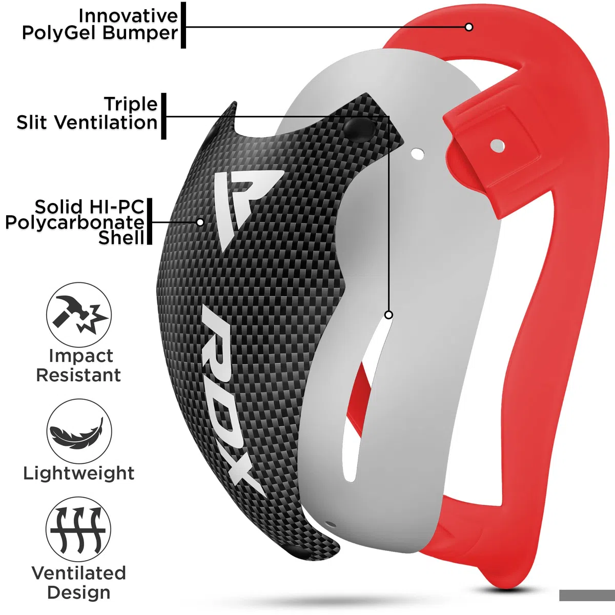 RDX Coquille Boxe Anatomique MMA Suspensoir Sport Slip Coquilles Protection