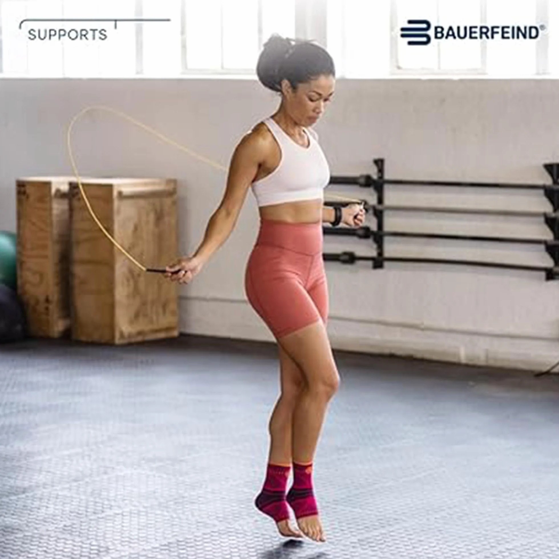 BAUERFEIND, 1 Chevillère de Sport Unisexe, pour Soutenir la Cheville Pendant Le Sport, pour la compétition et l'entraînement