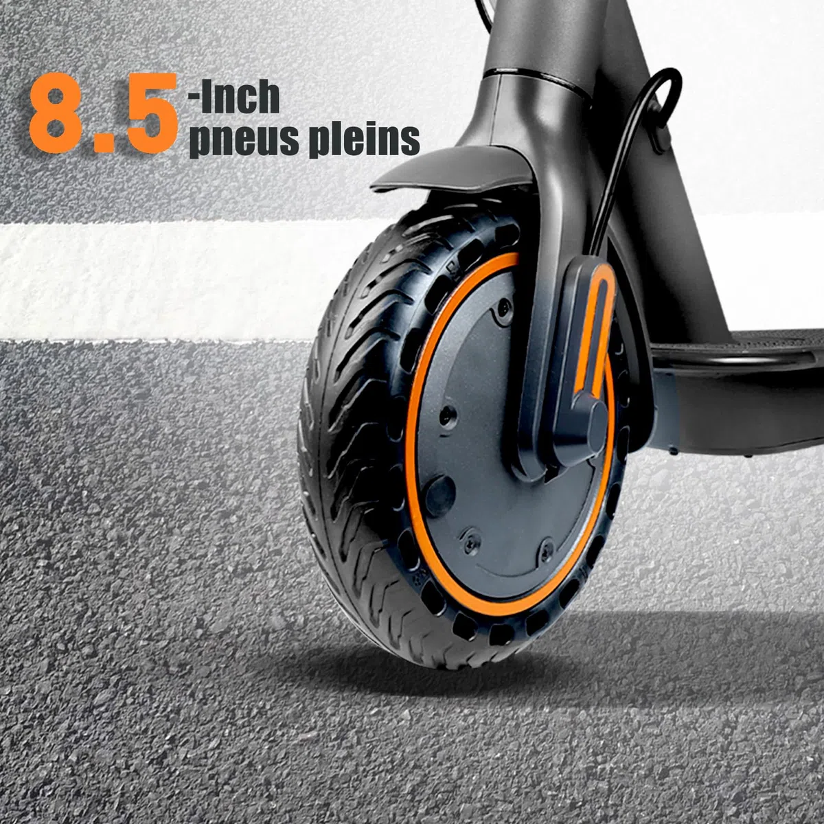 Trottinette Electrique Adulte Pliable, autonomie de 30 km,Vitesse maximale de 25 km/h,Double système de freinage Batterie 36V 7.8Ah-Loisirs et divertissements,