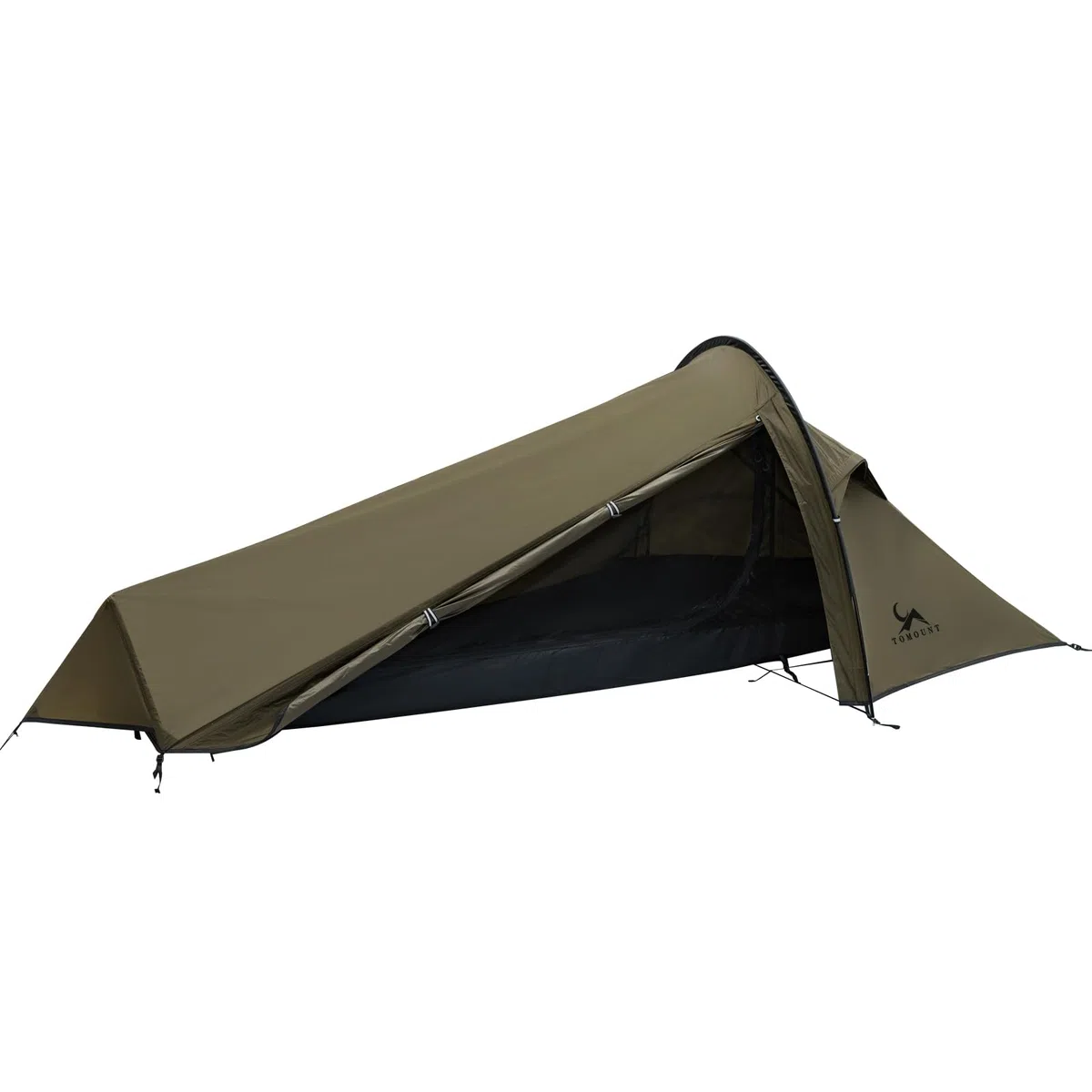 TOMOUNT Bivy Tente en nylon ultra légère pour 1 personne Sac de bivouac étanche Petit encombrement Tente de trekking pour une personne pour trekking, camping, extérieur, escalade avec sac à dos