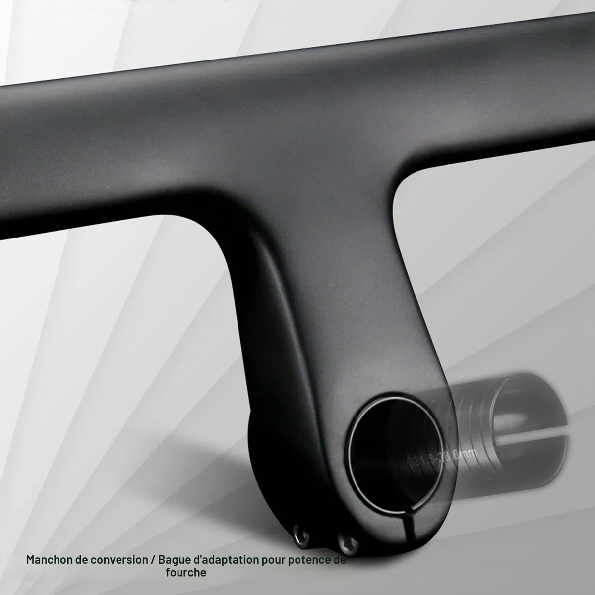 RXL SL guidon en carbonne velo de route 31.8/28.6mm intégré guidon vélo route carbone routage interne UD mat guidon course carbon 440 * 120mm