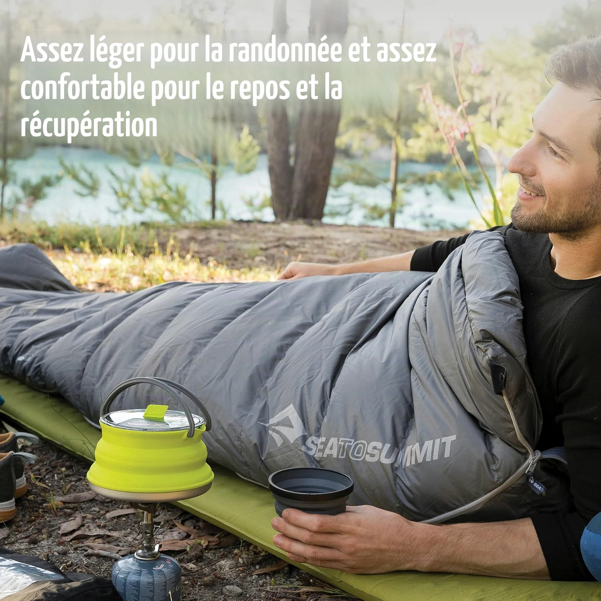 Colchoneta Autohinchable - SI - Camp Mat Self Inflating L Color: Verde Oliva