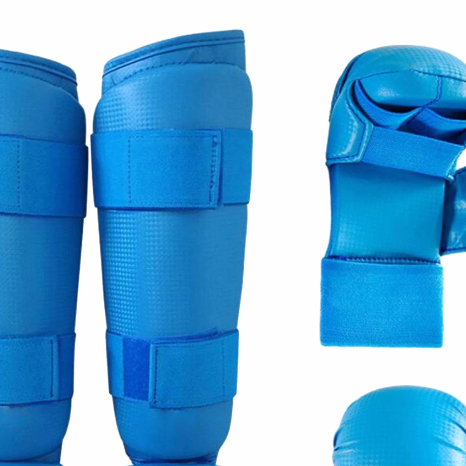 Oshhni Ensemble d'équipement de karaté, Gants de Boxe, protège-Tibias, Gants de Frappe pour entraînement de Taekwondo, Gants de Frappe, équipement pour