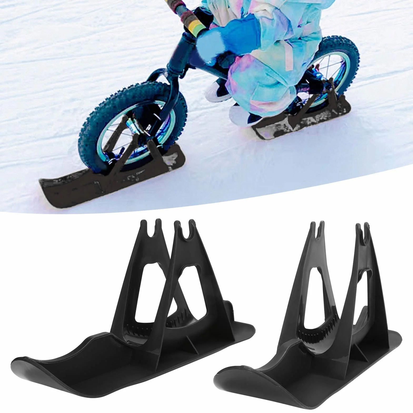 Kit de patins à neige pour scooter et vélo, snowboard