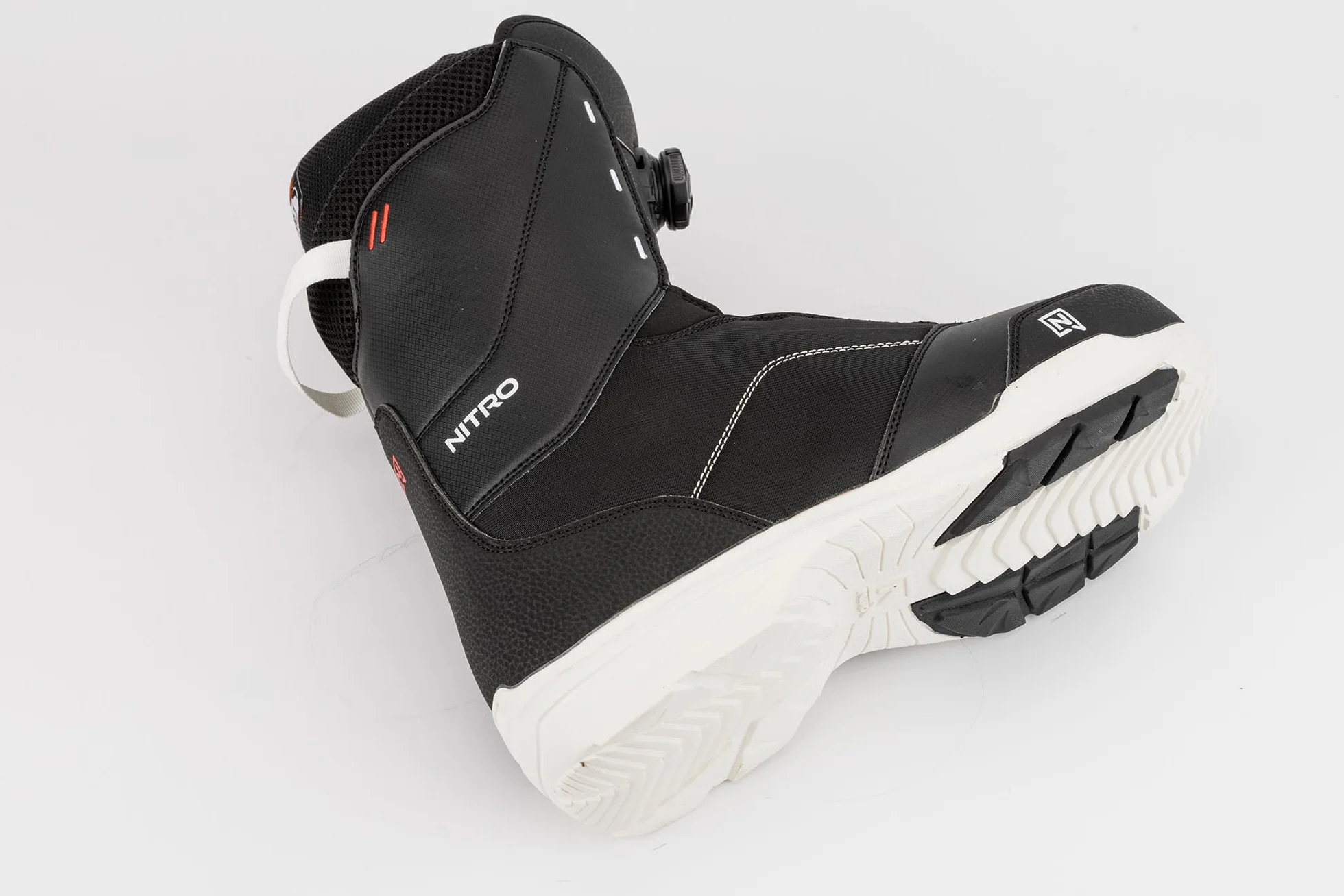 Nitro Tangent Boa Bottes de Snowboard pour Hommes, Noir, 31.5