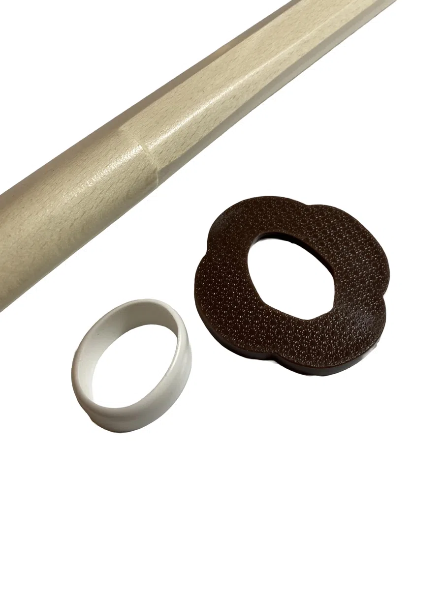 Bokken - Épée japonaise en bois clair - 101 cm - Avec Tsuba - Pour l'entraînement Aikido Kobudo - Pour arts martiaux