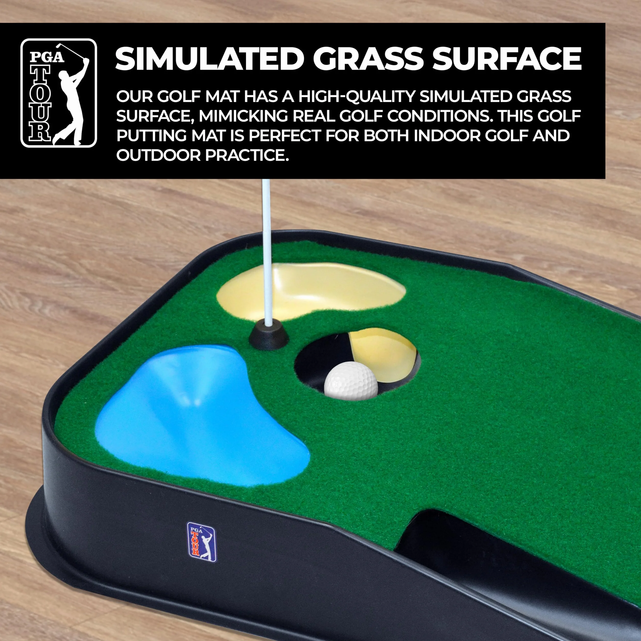 PGA Tour Indoor & Outdoor Golf Putting Mat