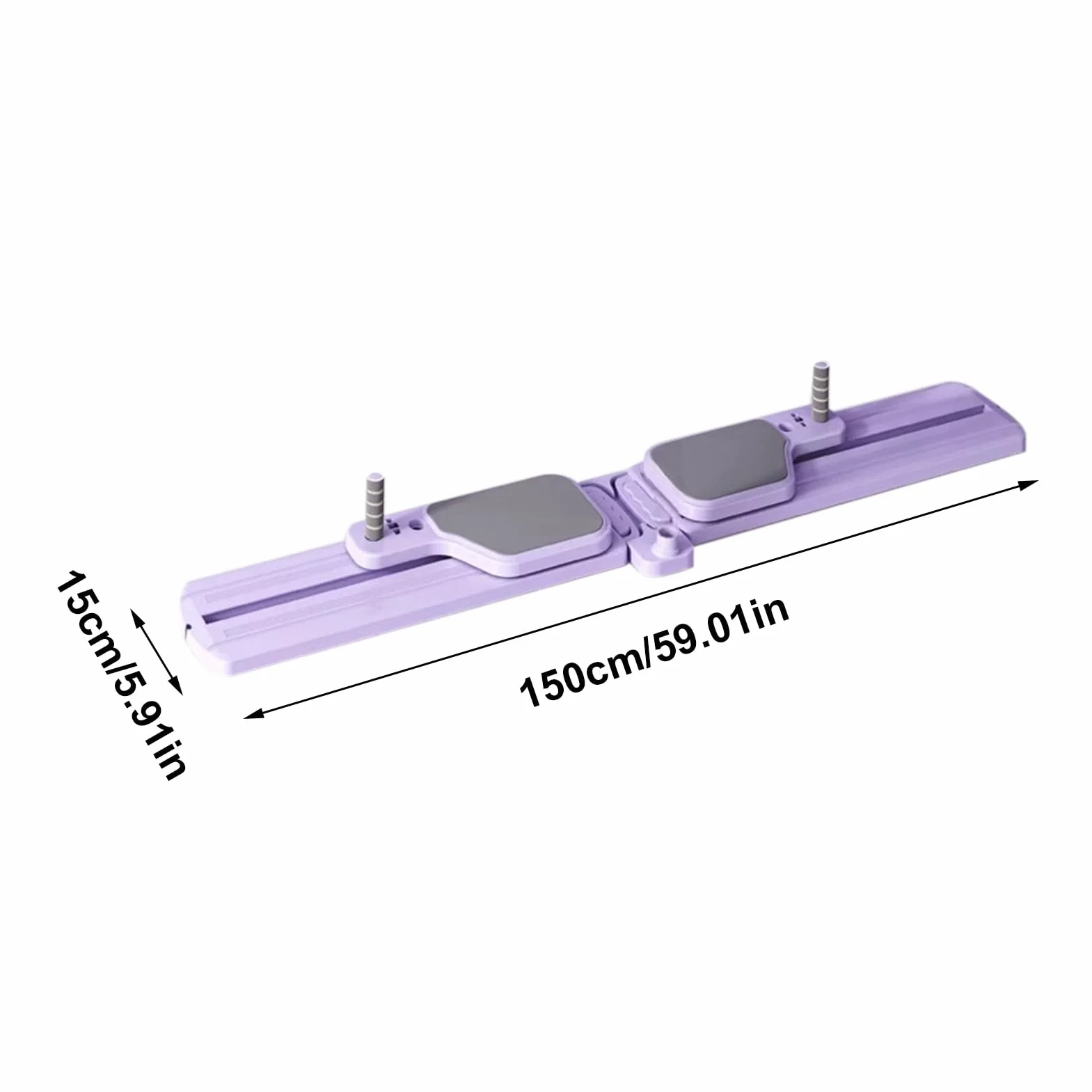 Ski Ski Machine, Entraîneur De Fitness Intérieur, Équipement De Minceur Cardio, Entraîneur D'entraînement Total du Corps, Conception De Mouvement À Faible , 59,06x5,91x5,51 Pouces, pour Le