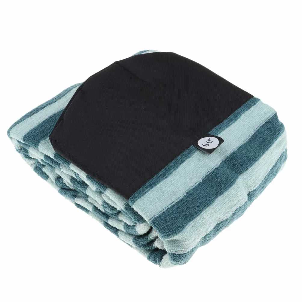 Couverture de de Chaussette de Surf Nautiques Housse de Shortboard Extensible Souple, Vert, 8.0ft