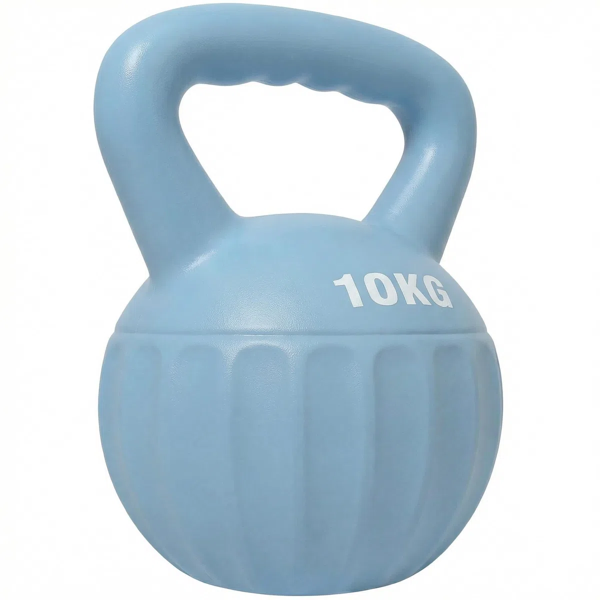 SPORTNOW Kettlebell 10/12/14 kg, haltère avec poignée Antidérapante, haltère à boule, musculation, entraînement, pour gym, bleu