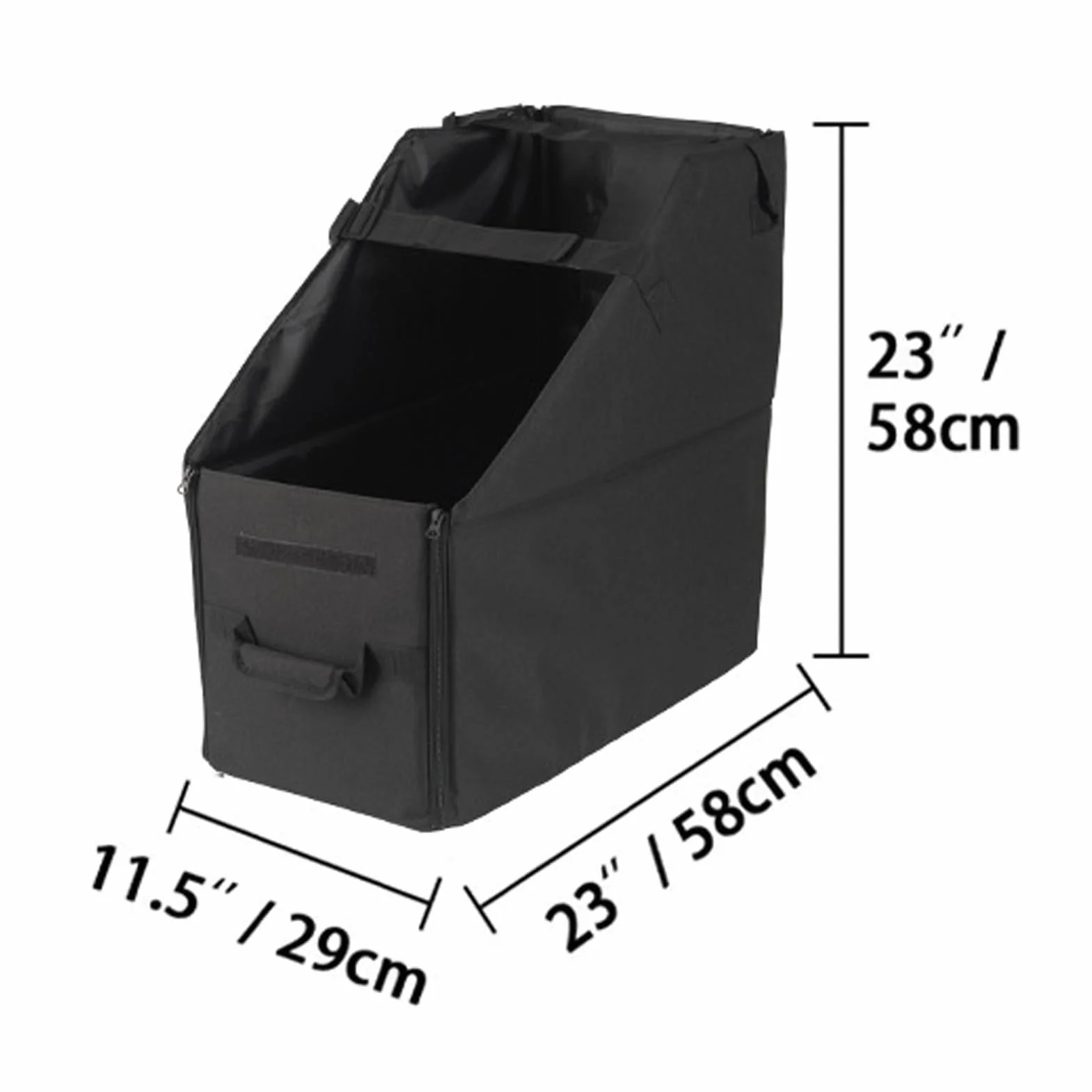banapoy Boîte de Rangement de Vélo Pliante pour Organisateur de Vélo Pliable, étui de Transport de Rangement de Vélo avec Housse Anti-poussière pour Coffre de Voiture, pour Dahon