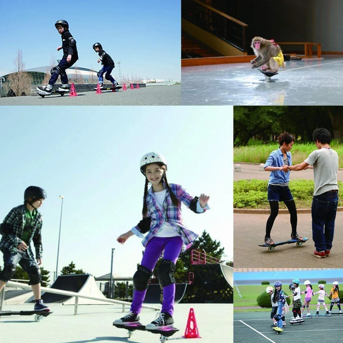 Waveboard Enfants Street Surfing Caster Torsion Skateboard Double Ponts Roues Lumineuses