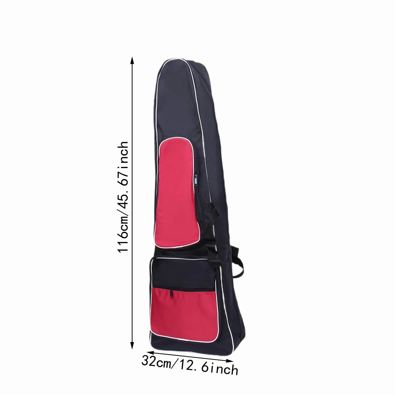 LOVIVER Sac d'escrime - Sac de rangement d'escrime - Sac à dos pour escrimeurs débutants - Taille 116cm x 32cm - Noir