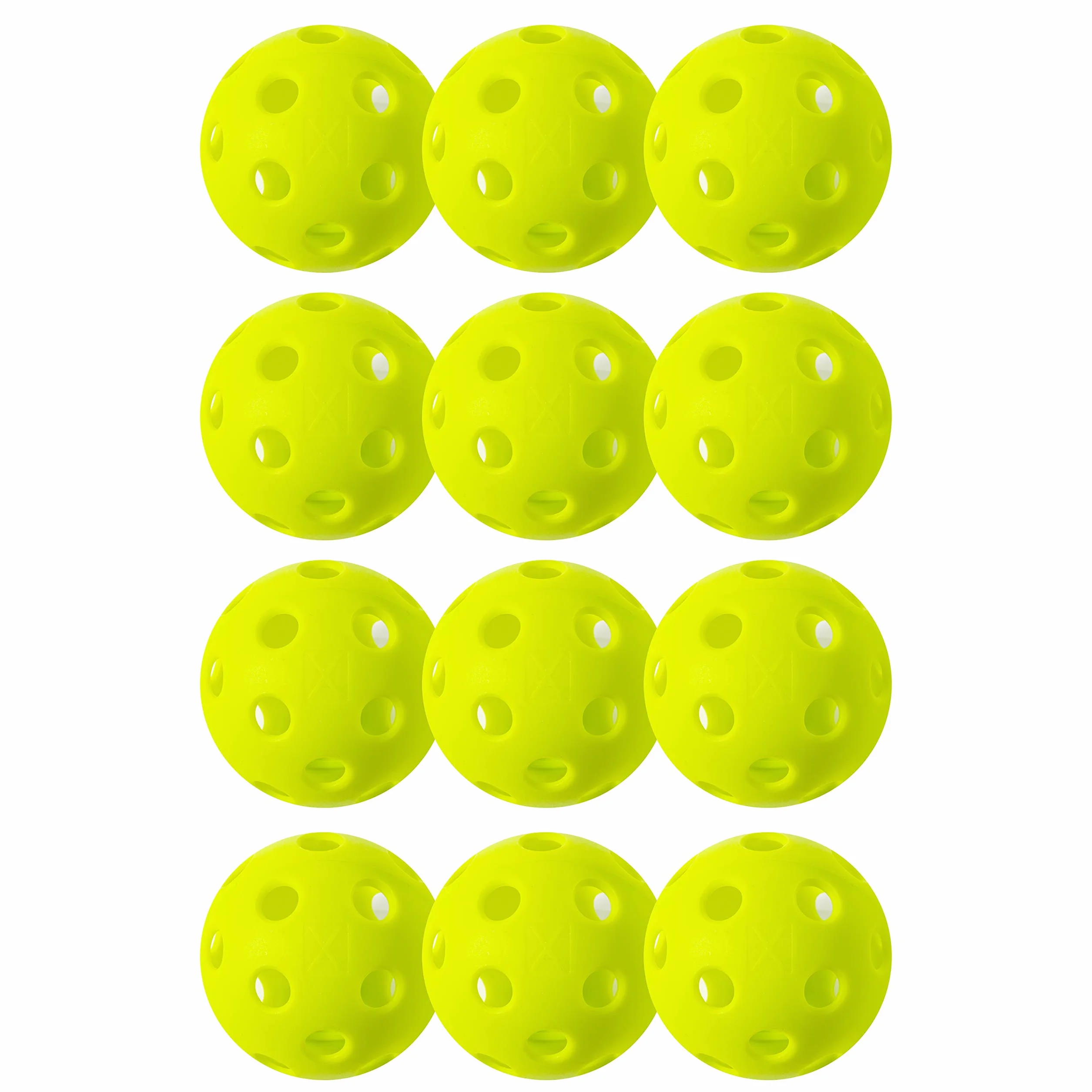 Franklin Sports X-26 Balles de Pickleball - Lot de 3 d'Intérieur, 12 d'Intérieur et 100 de Tournoi Approuvées par USA Pickleball (USAPA)