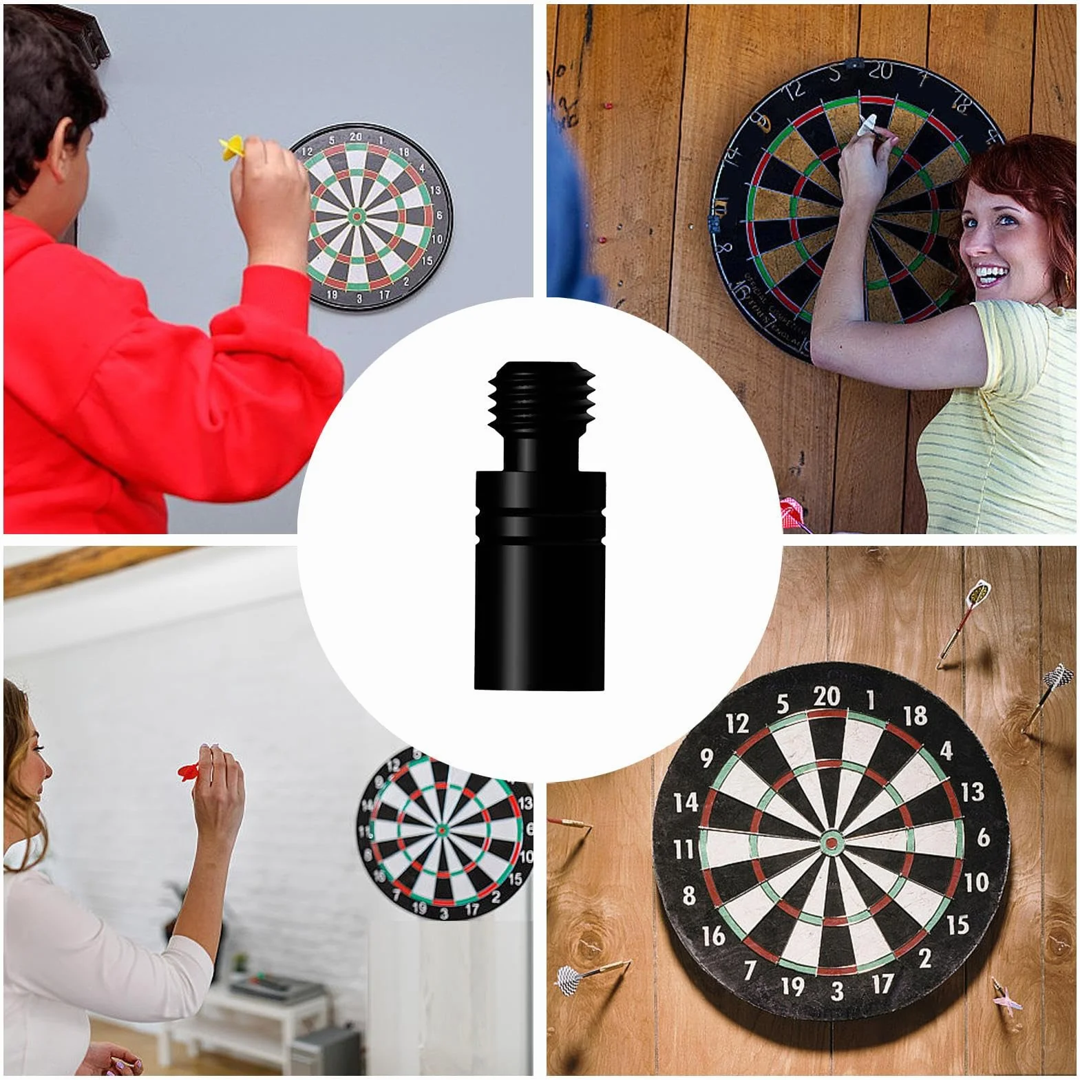 Poids pour Fléchettes | Accentuateur De Poids Filetage 2BA 4 Pièces,Accessoire de Réglage et Matériel d'Entraînement pour Joueurs Pratique Exercice Compétitions Adultes Débutants Loisirs