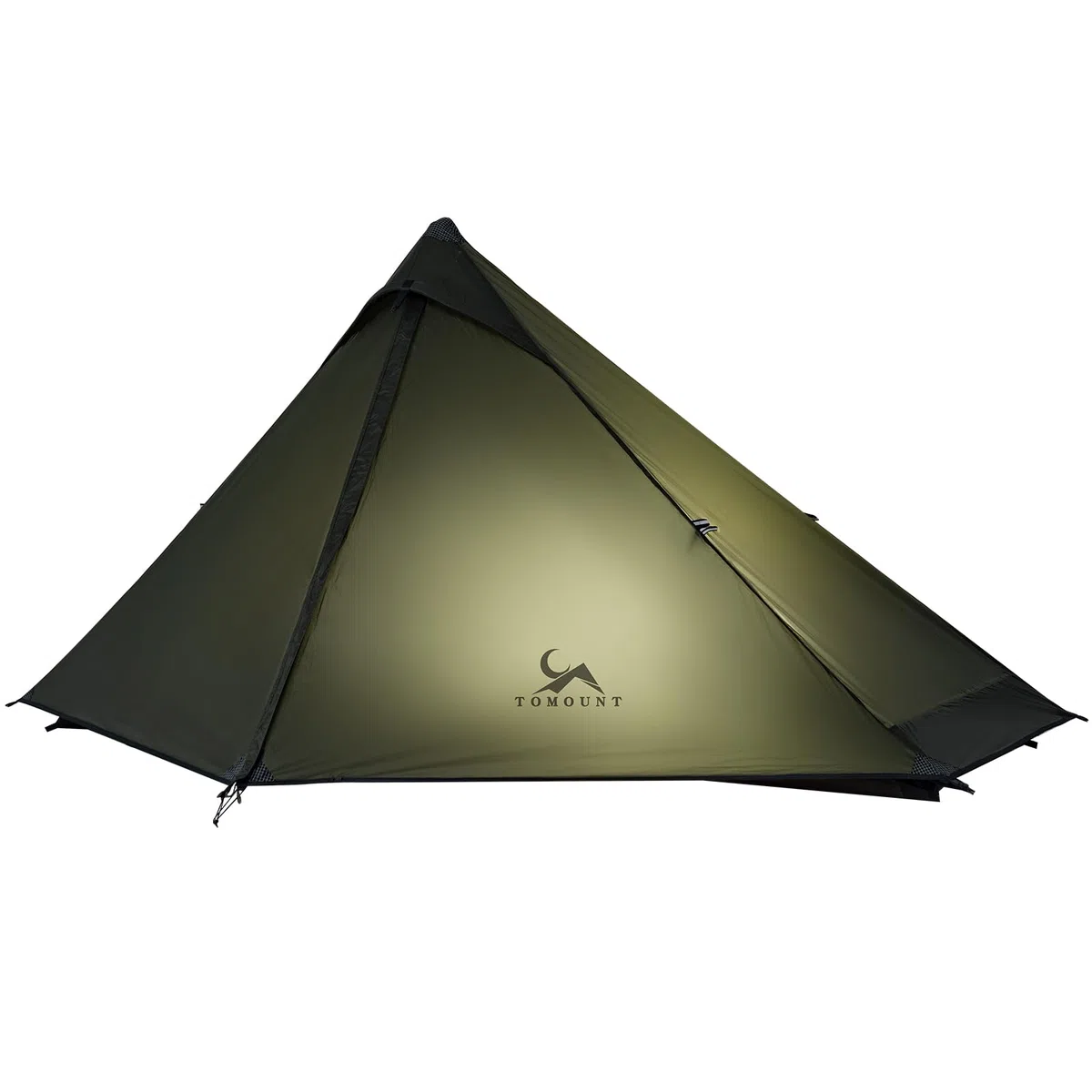 TOMOUNT Tente de trekking en nylon pour 1 personne - Tente sac à dos ultra légère et étanche en PU 3000 mm - Petite taille une fois repliée : 1,1 kg - Sac de bivouac pour camping, randonnée, randonnée
