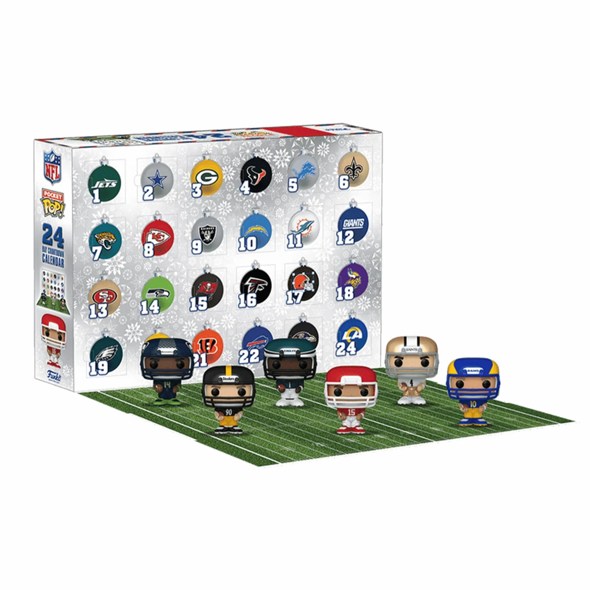 NFL Football 2024 Edition Funko Pocket Pop Calendrier de l'Avent