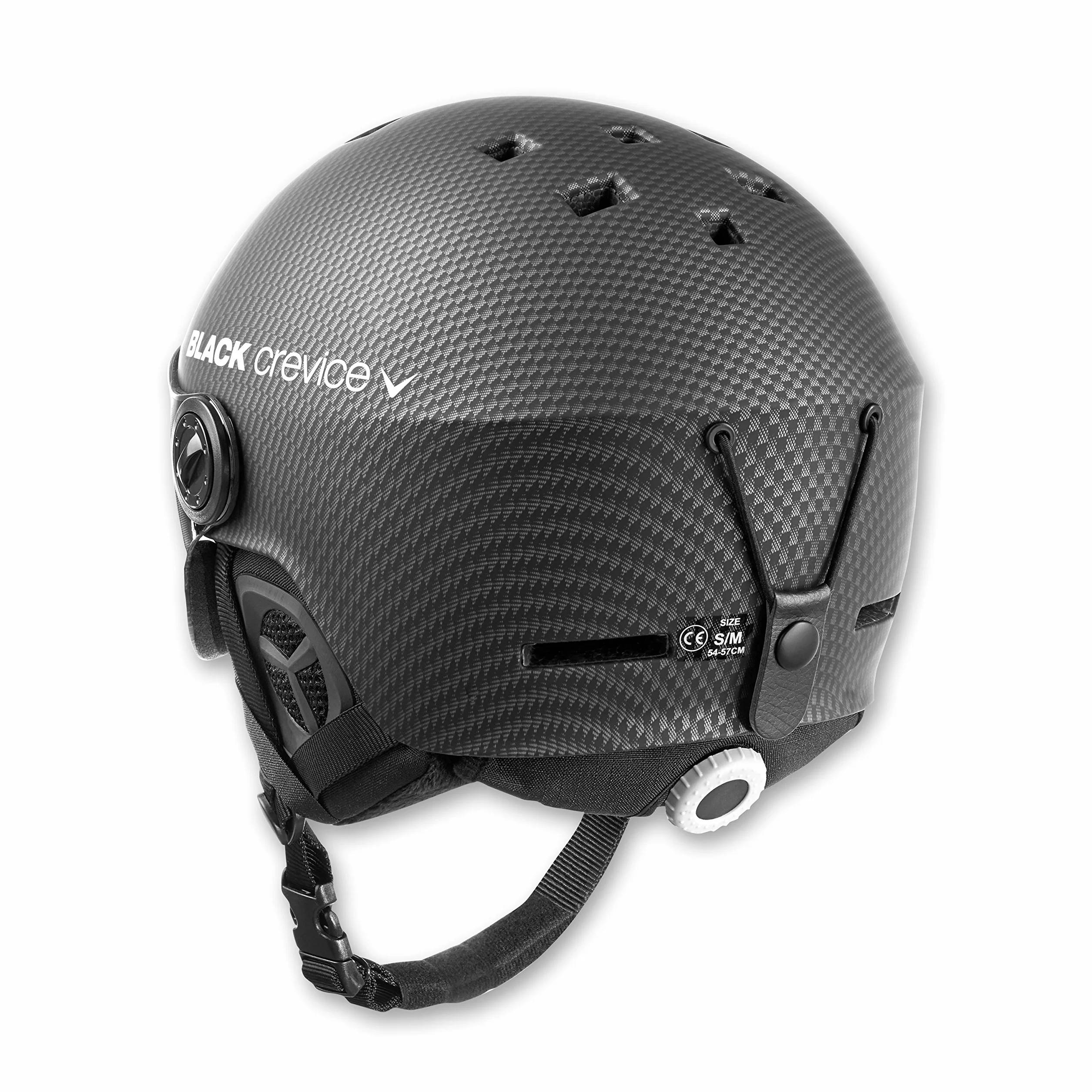 Black Crevice Casque de Ski pour Adulte Gstaad