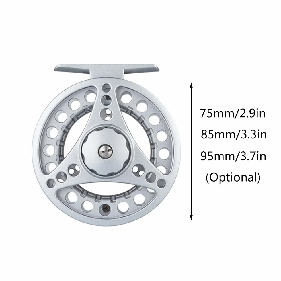 Moulinet de pêche à la mouche – 3/4, 5/6, 7/8 avec corps en alliage d'aluminium, matériel de pêche pour la pêche en mer dans les réservoirs d'eau douce