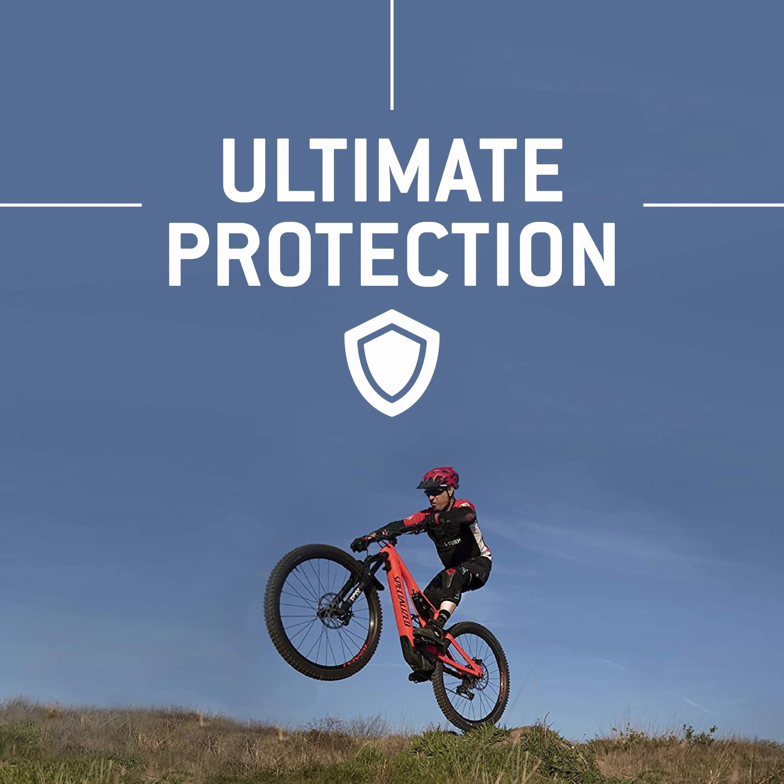 G-Form E-Line Coudières pour BMX, Mtb, Dh, Downhill Cyclisme Skateboard