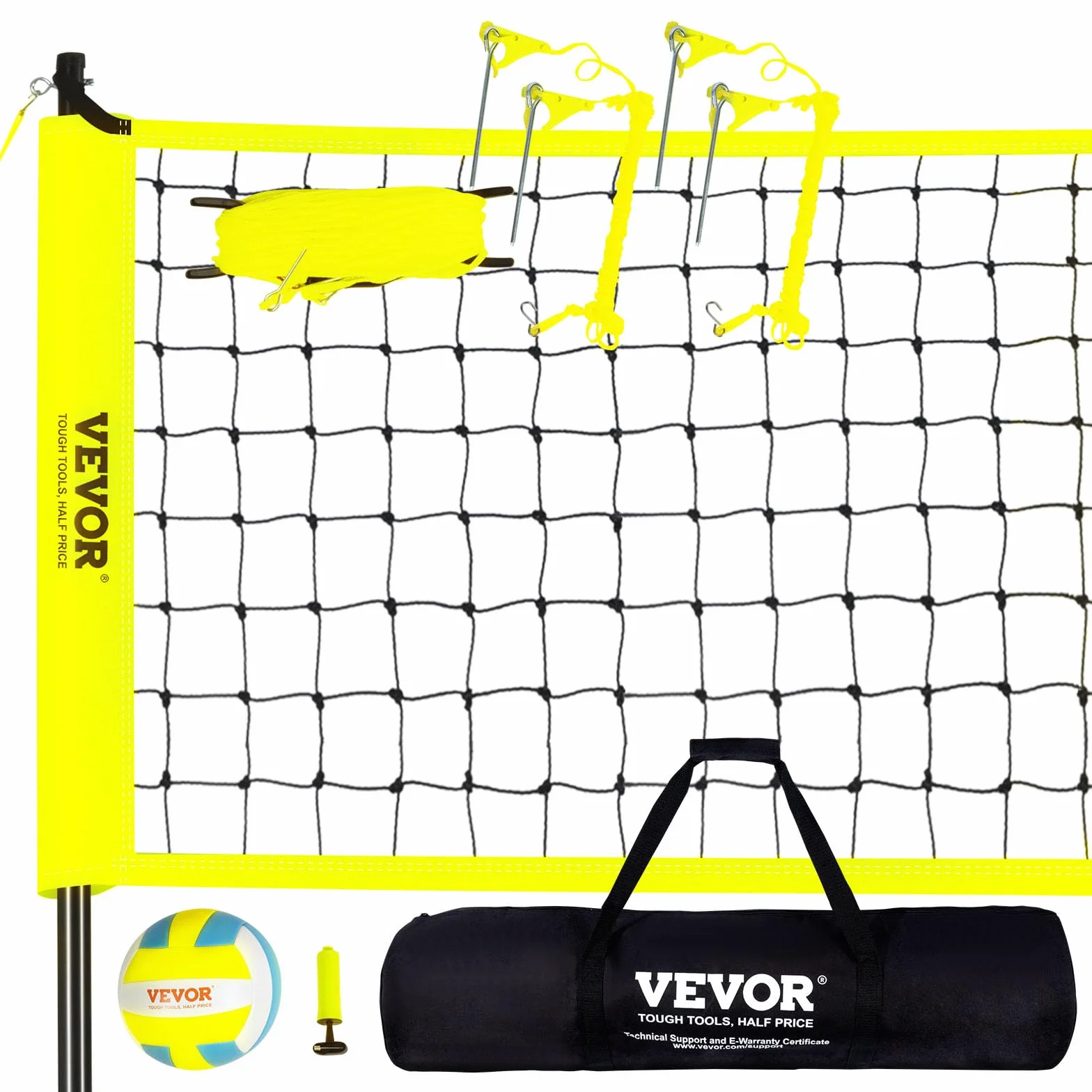 VEVOR Kit Filet de Volleyball Professionnel